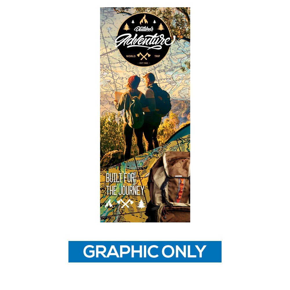 ONE CHOICE® Roll Up Banner Stand — Graphic Only / 33.5 in Good Roll Up